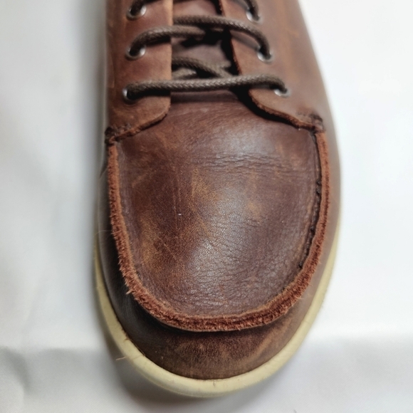 Olukai Nalukai  Slides Drop in Heel Brown Leather Slip On Loafer Men's Shoe 9.5M - Picture 4 of 12